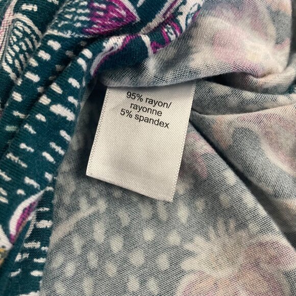 Maurices Womens Floral Maxi Dress Sleeveless Multicolor Size Large - Picture 9 of 9